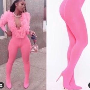 NEW FASHION SEXY WAIST HIGH PANTS BOOT